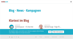 Desktop Screenshot of mediascale.de